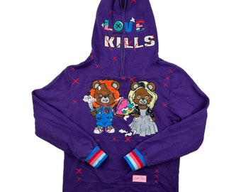 Love Kills "Killer Bears" Zip Up - (S)