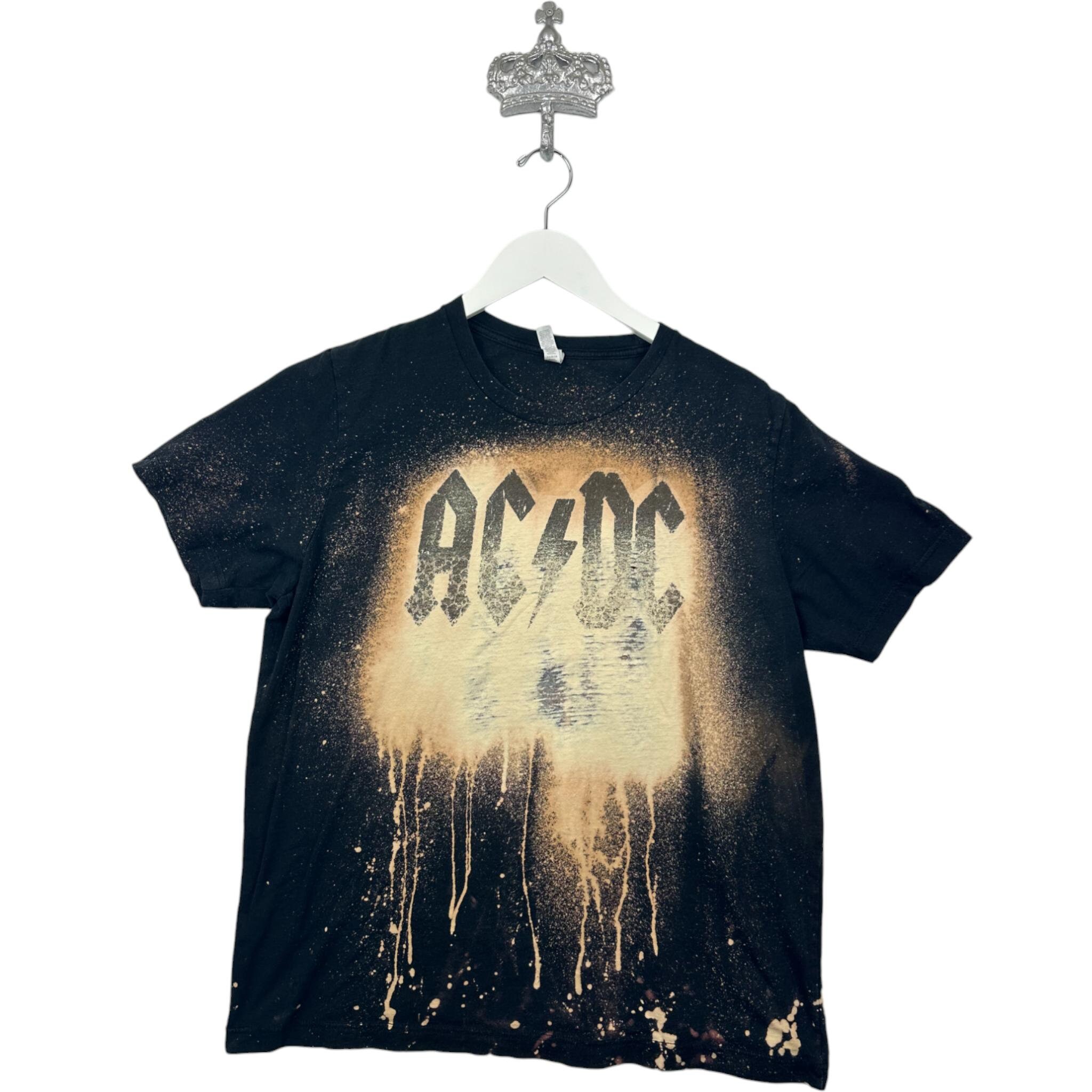AC/DC スプラッター柄 Tシャツ AC/DC スプラッター柄 Tシャツ