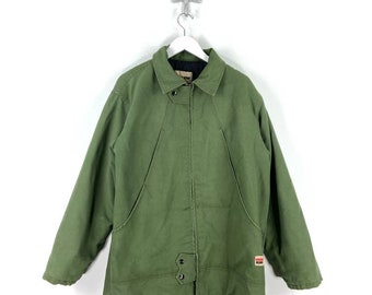 olive green work jacket