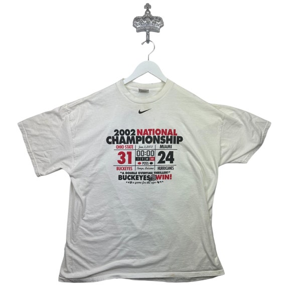 2002 National Championship (Miami Vs Ohio State) Tee … Gem