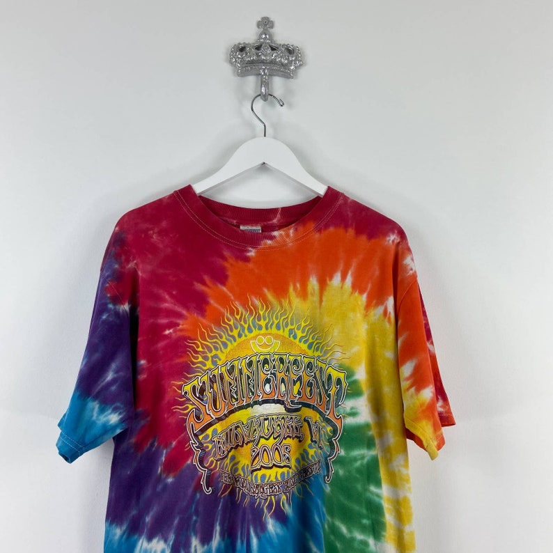 VINTAGE SUMMERFEST MILWAUKEE Tie Dye Tshirt Tie Dye 80s Retro Usa Red