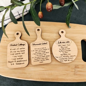 Custom recipe cutting board, Thanksgiving Ornament, Cooking recipe, Favorite recipe, Mom&#39;s recipe, Mom gifts