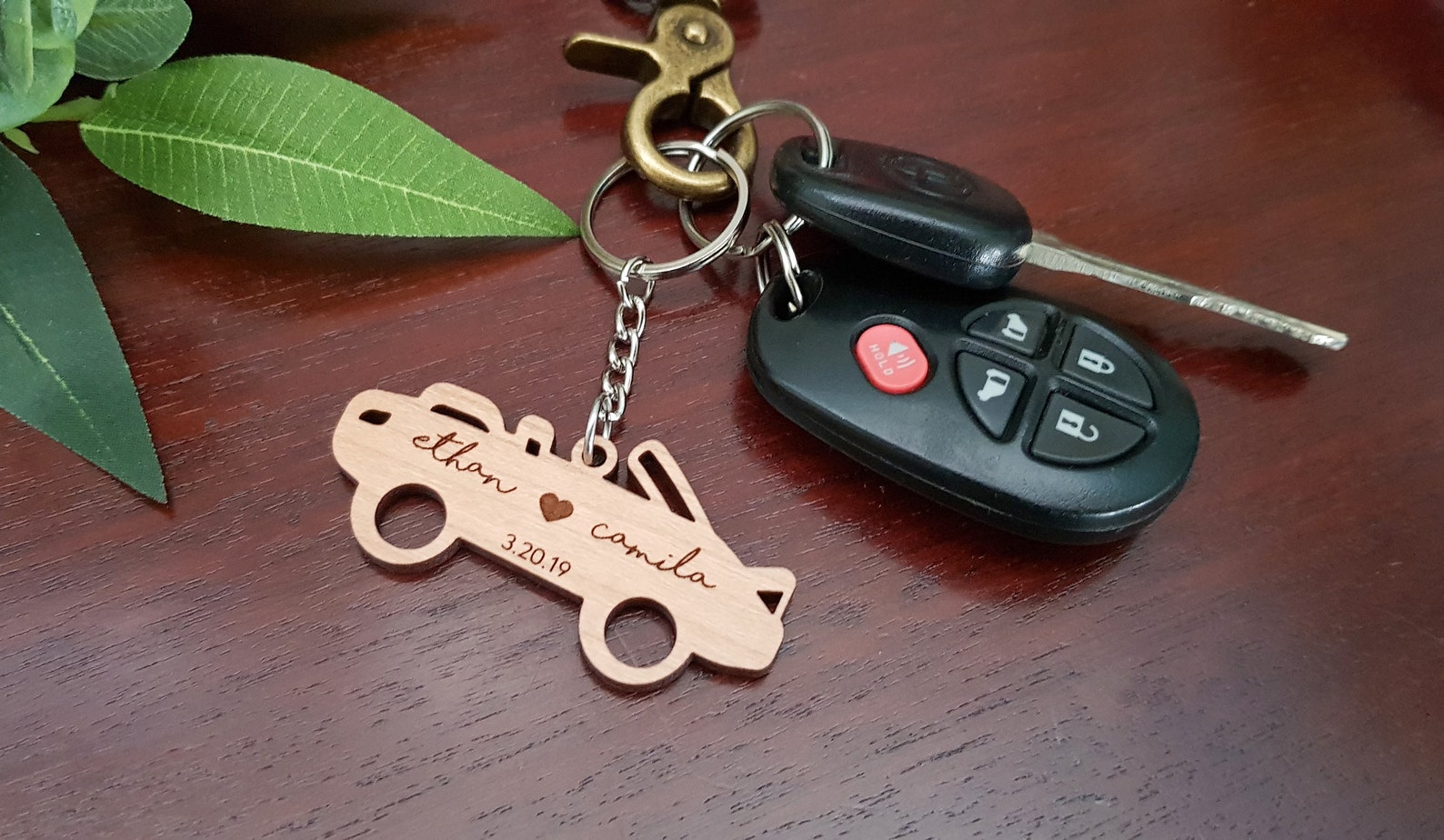 Personalized Couples Keychain Custom Keychain Wedding Etsy