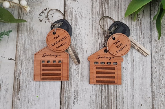 Garage Keychain, Garage Door Key, Shed, Warehouse, Gate, Closing