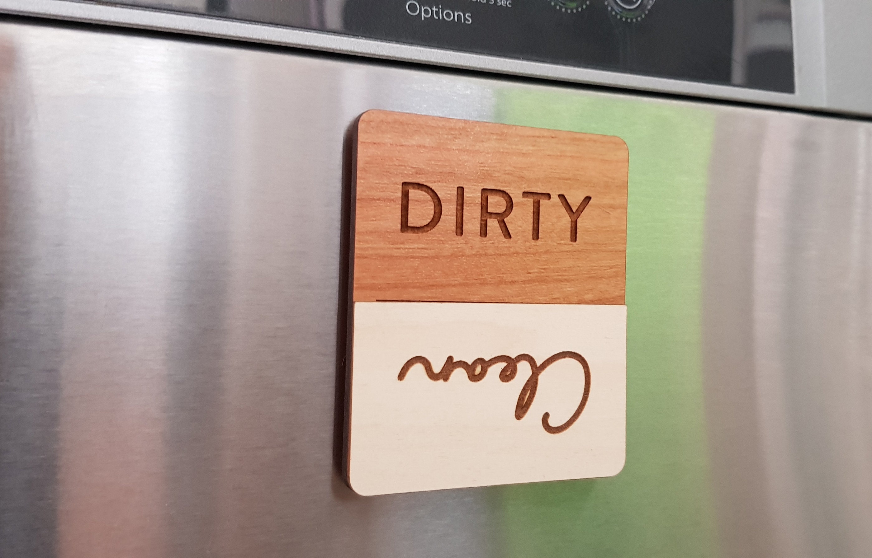 Dishwasher Clean Dirty Dishwasher Dishwasher Etsy