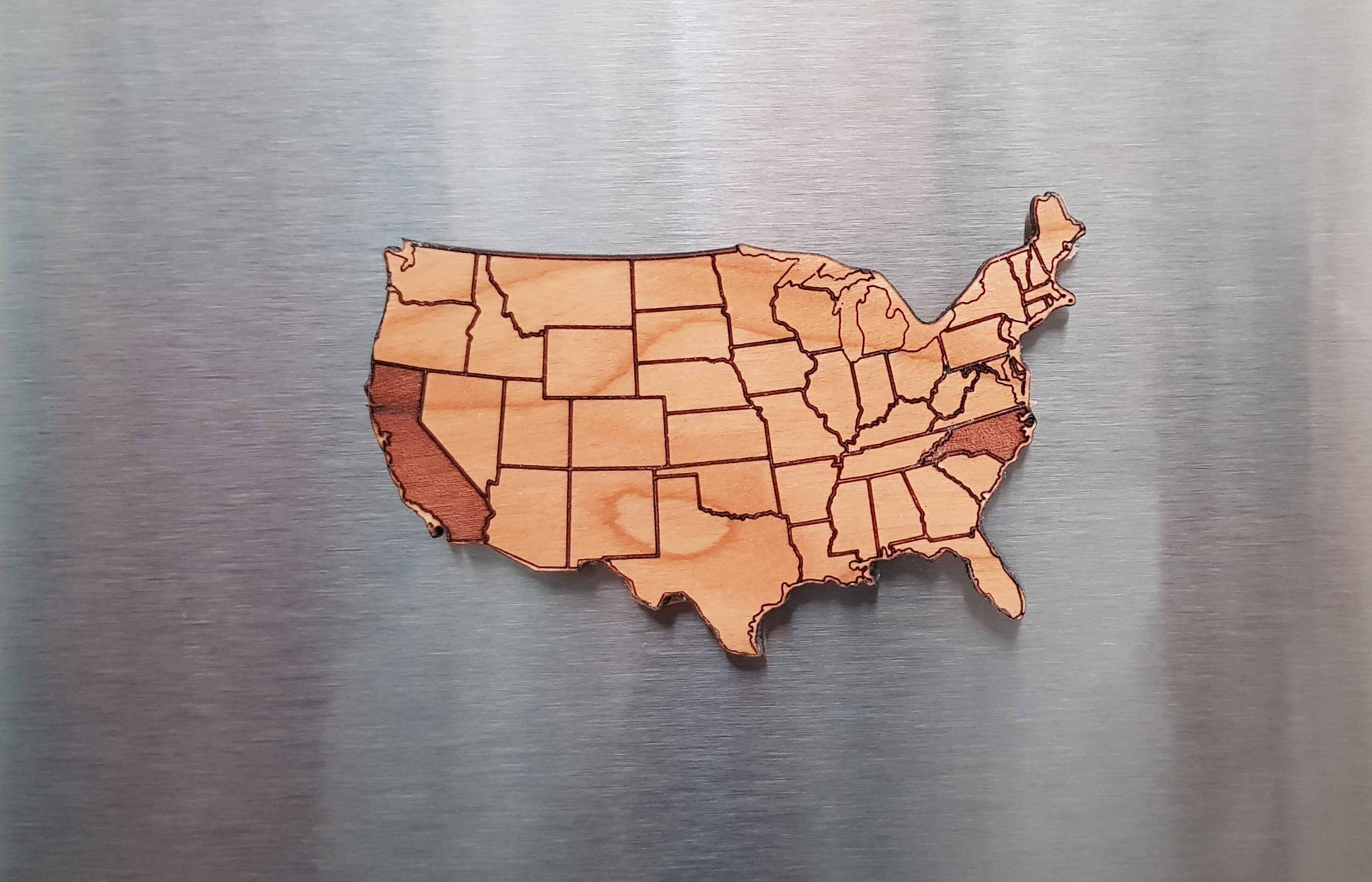 Personalized wooden USA map States gift Etsy