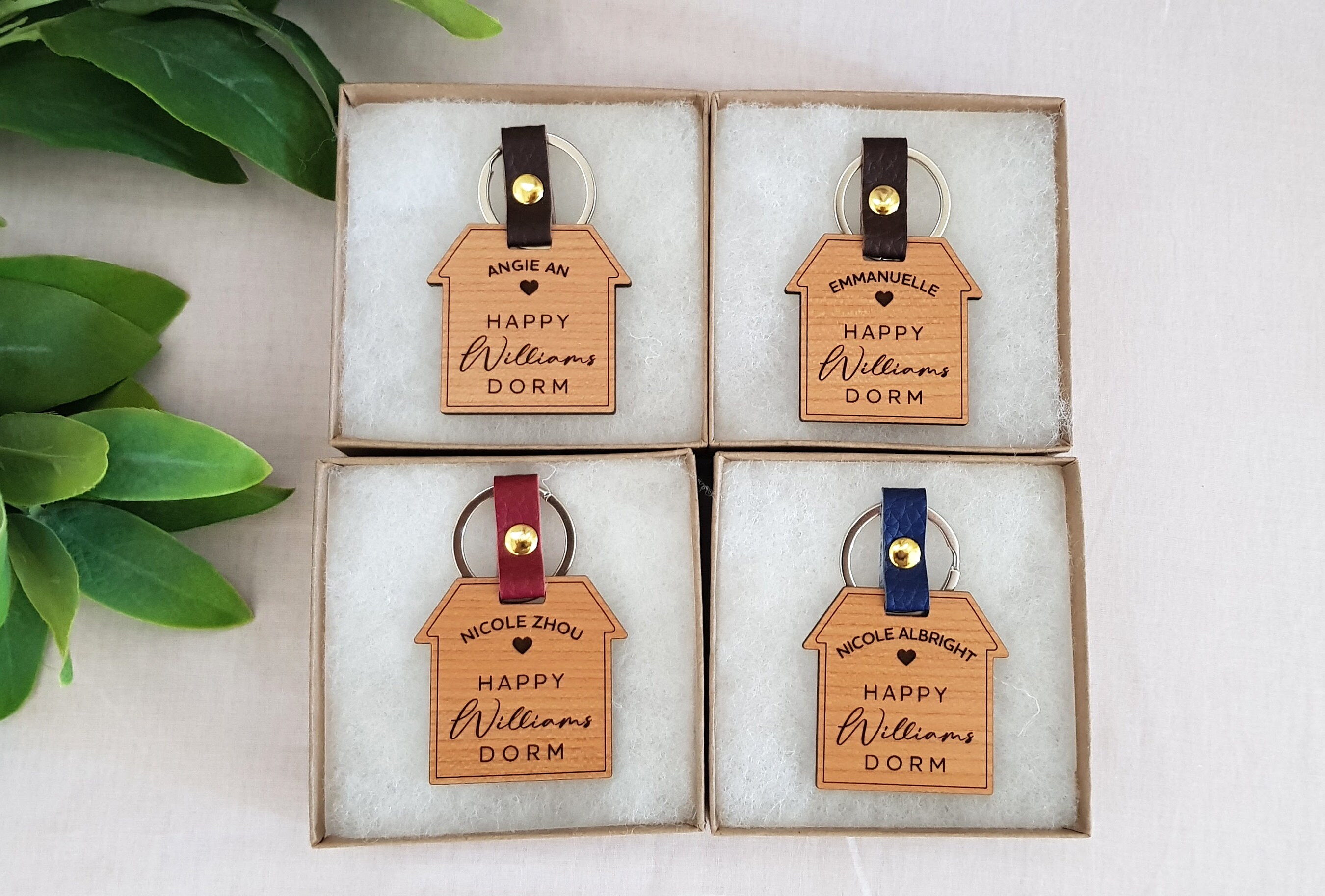 Custom Dorm Keychain, Dorm Key, Entrance Gift, Dormitory Keychain ...
