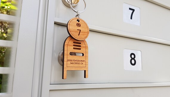 Mailbox keychain shop
