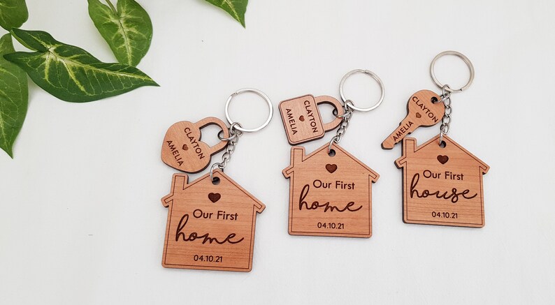 Personalized First Home Keychain First Home Personalized Key - Etsy
