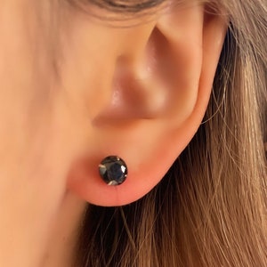 Dainty Stud Earrings • Tiny Cz Titanium Hypoallergenic • Cubic Zirconia Studs • SImple Minimalist Studs