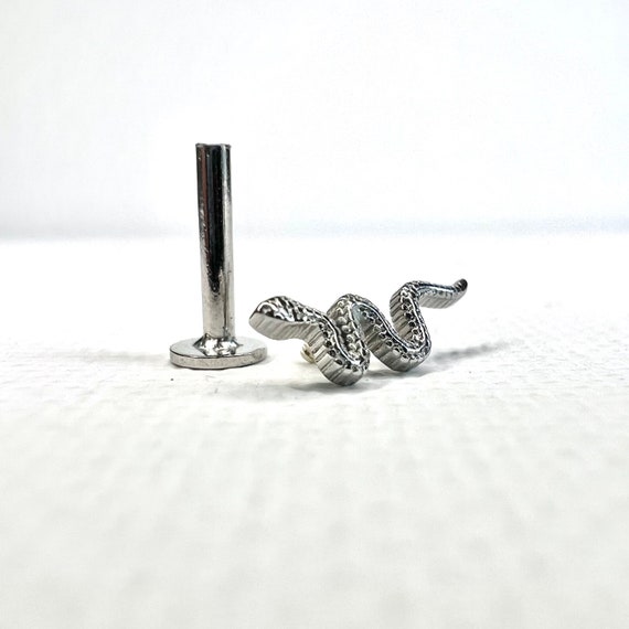 18G Flat Back Solid 925 Silver Stud  • Tragus Con… - image 5