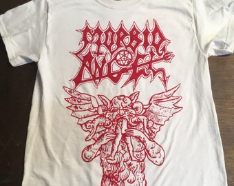 Morbid Angel "Logo" Gris Sweat à encolure ras-du-cou-Neuf Morbid Angel "Logo" Gris Sweat à encolure ras-du-cou-Neuf