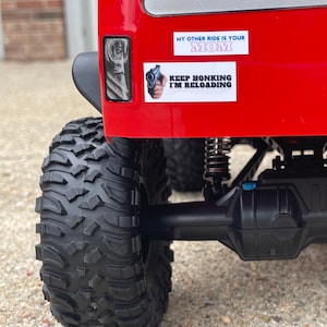 The “Rude Ass” Miniature Bumper Stickers