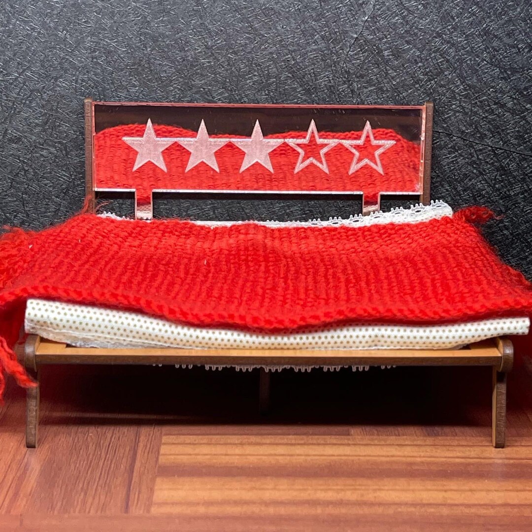 The would Not King Size Dollhouse Bed Frame Etsy