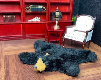3"x4" World Of Miniature Bears Rug  Dollhouse Miniature Rug Carpet 1:12 #669LG 