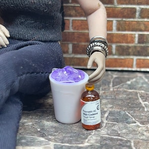 The “Purple Stuff” Dollhouse Miniature Set