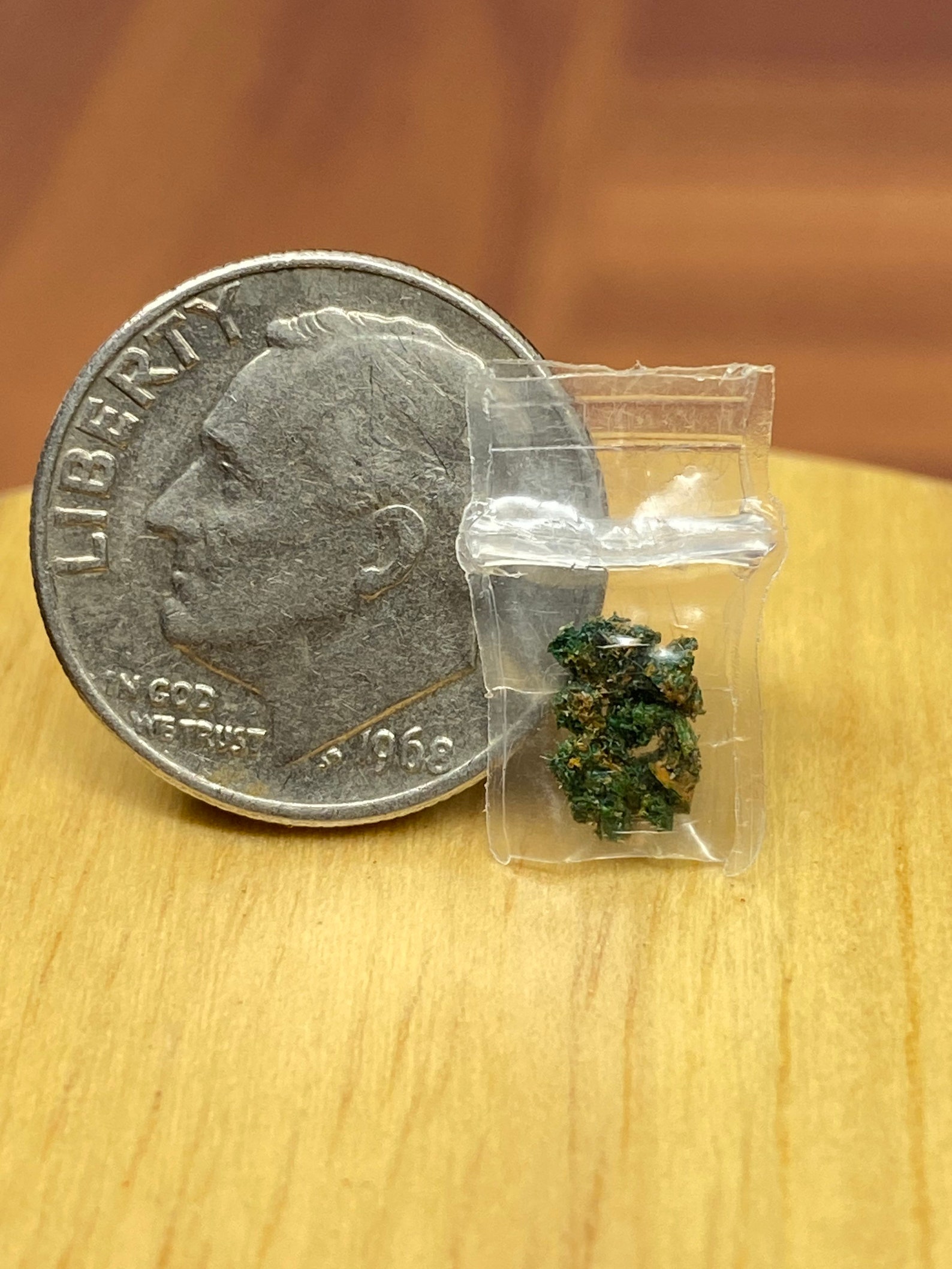 The Dime Bag Dollhouse Miniature Bag o Weed Etsy