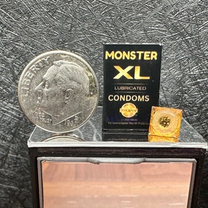 The “Monster Condom” Dollhouse Miniature Set