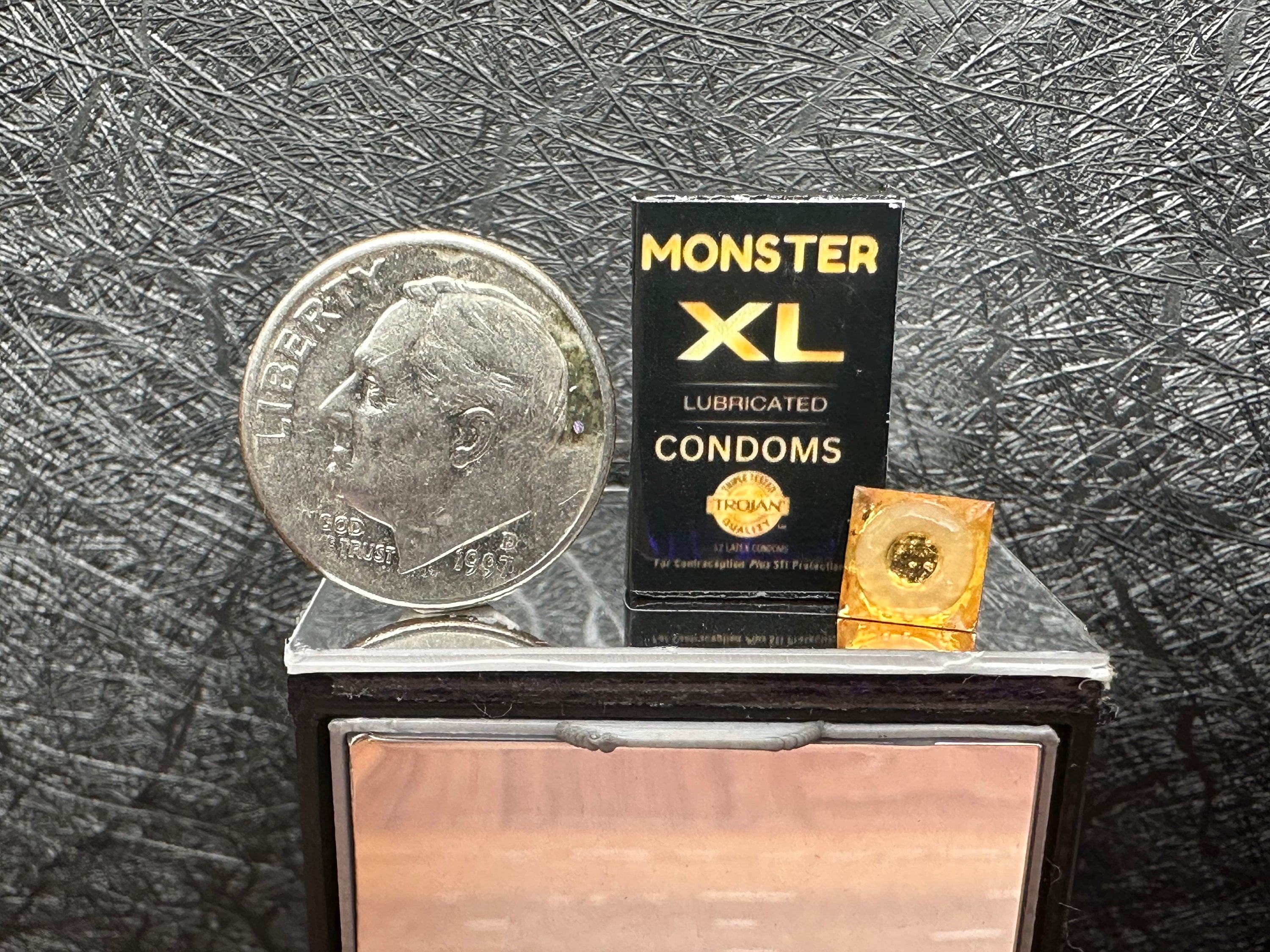 The “monster Condom” Dollhouse Miniature Set