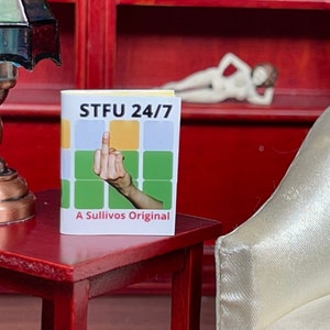 The “STFU WORDLE” Dollhouse Miniature Book
