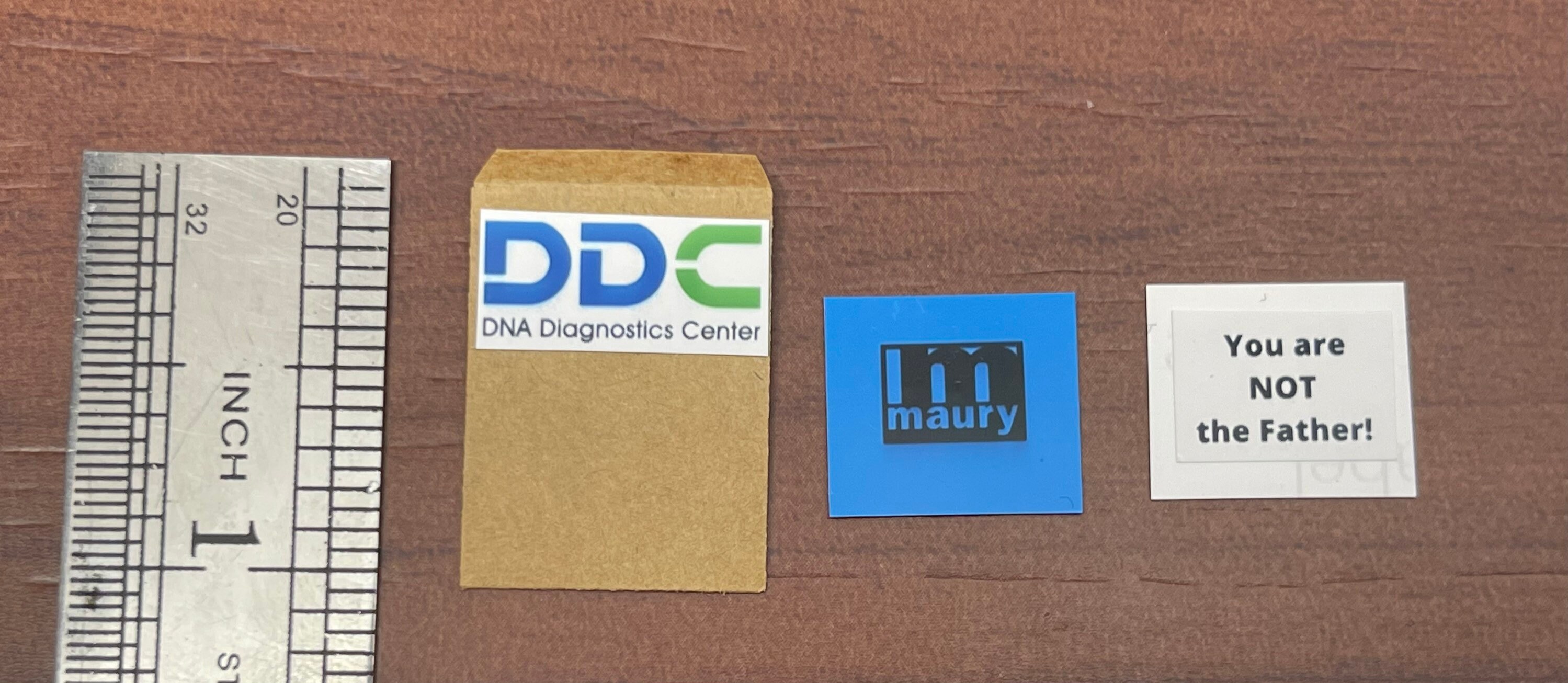 The maury DNA Paternity Test Results Dollhouse Miniature Etsy