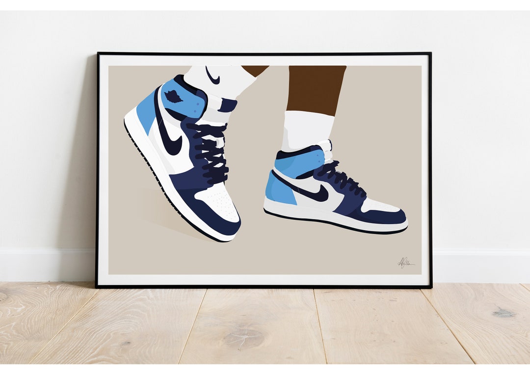 Air Jordan Obsidian Digital Download Printable Wall Art