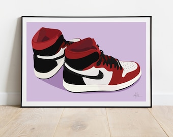 Air Jordan Satin Snake Digital Download Printable Wall Art