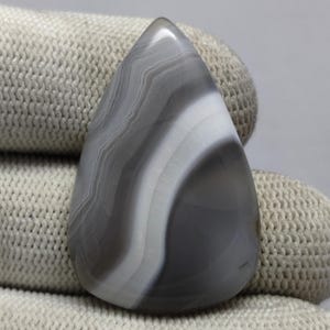 Very Rare100/% natural Botswana Agate Cabochon loose stone Semi Precious oval shape jewelry making Agate Gemstone 38X25X7 MM 47Cts