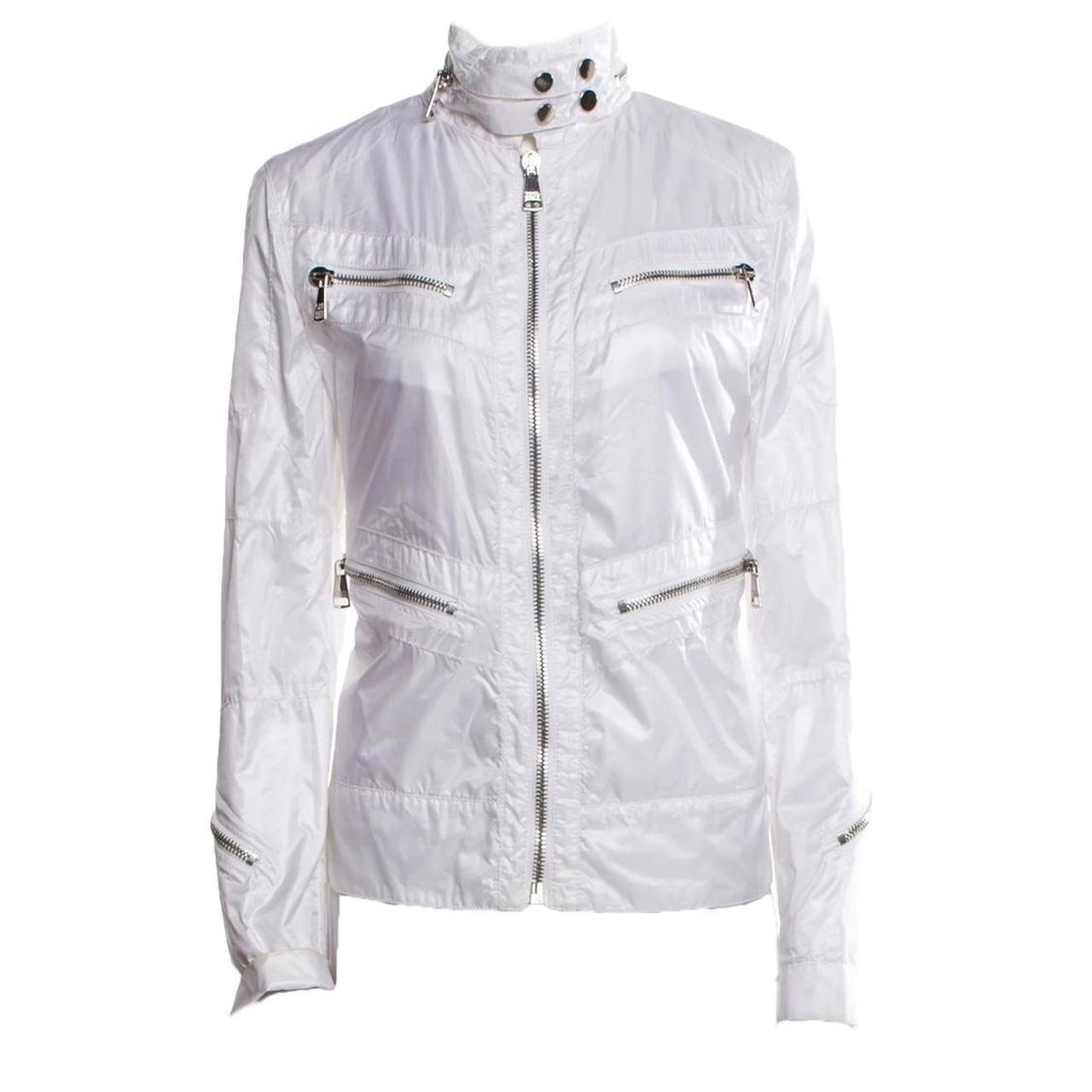 Vintage Dolce & Gabbana 2000s Multi Zipped White Nylon Jacket - Etsy