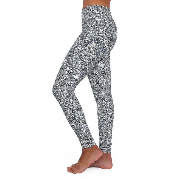 Silver Leggings Etsy