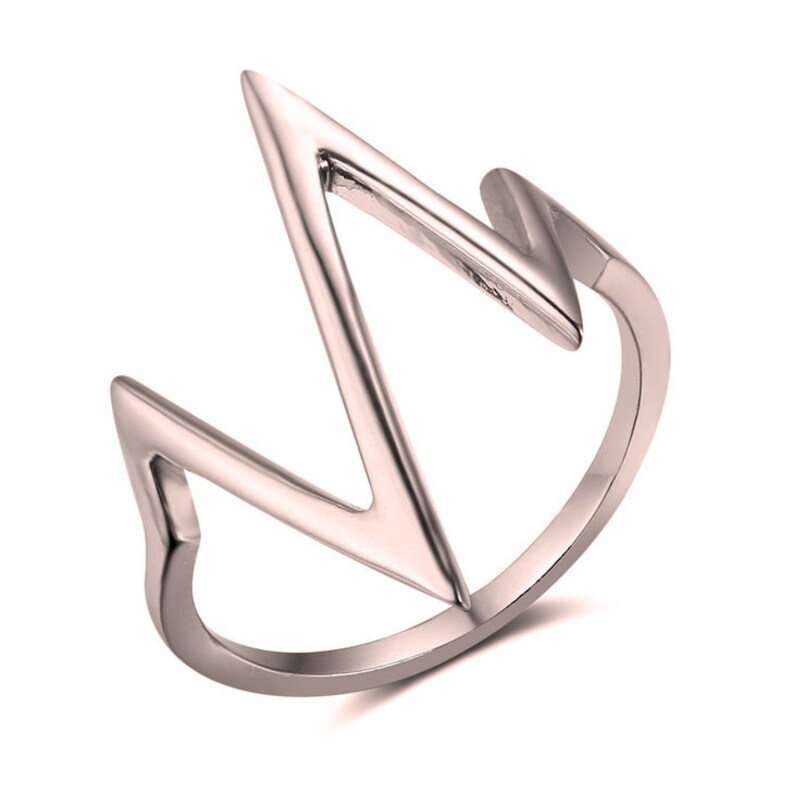 For Her Heartbeat Ring without Zirconia,Sterling Silver24K GoldRose Gold,Graduation Gift,Mother/'s Day Gift,Birthday Gift,Engagement Gift
