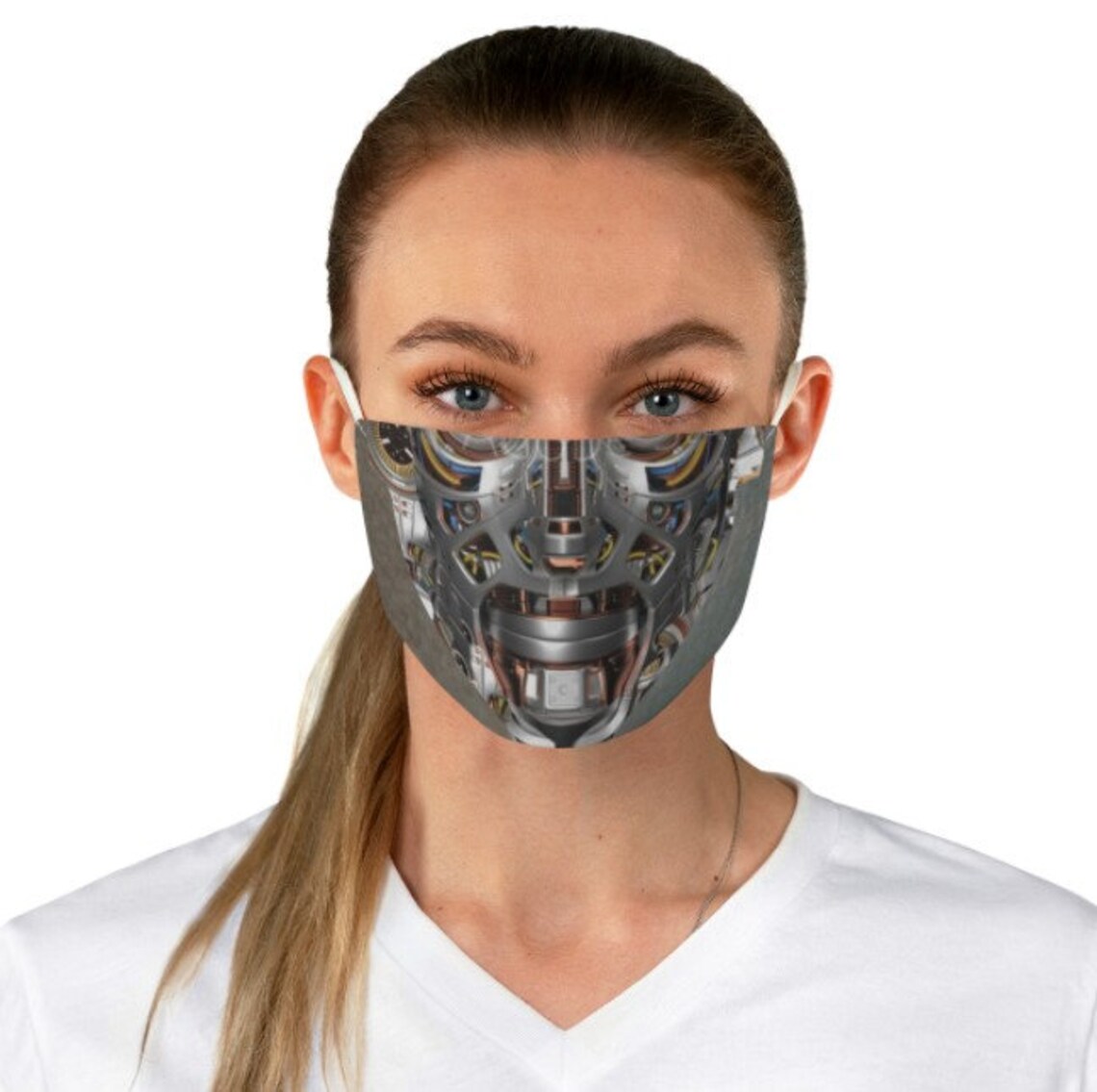 Robotics Face Mask Realistic Etsy UK