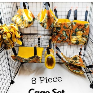 Sugar Glider, Small Animal, Marmoset, Critter Nation, Cage Bedding, Ready to Ship Fall Pumpkin Basic