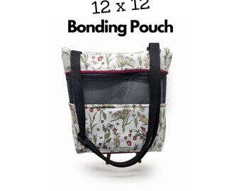 Sugar Glider Hedgehog large bonding Pouch, Guinea Pig travel carrier with  Adjustable Strap Field Mouse