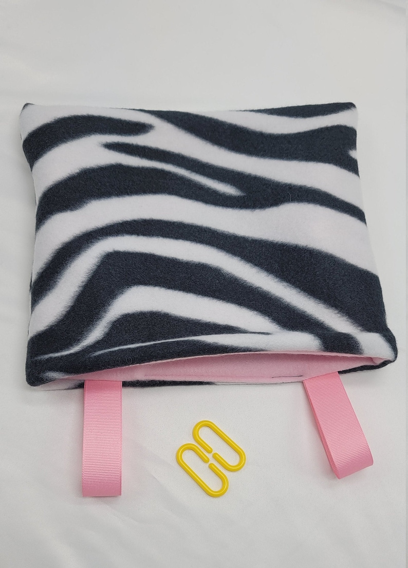Sleep Sack Zebra 9 x 8 inches- Small Animal, Sleep Pouch for Sug Sleep Sack Zebra 9 x 8 inches- Small Animal, Sleep Pouch for Sug