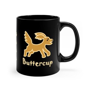 Taza personalizada Goldendoodle negra de 11 oz, regalos únicos para los amantes de los perros para cada ocasión, Navidad, cumpleaños. ¡Gestos reflexivos!