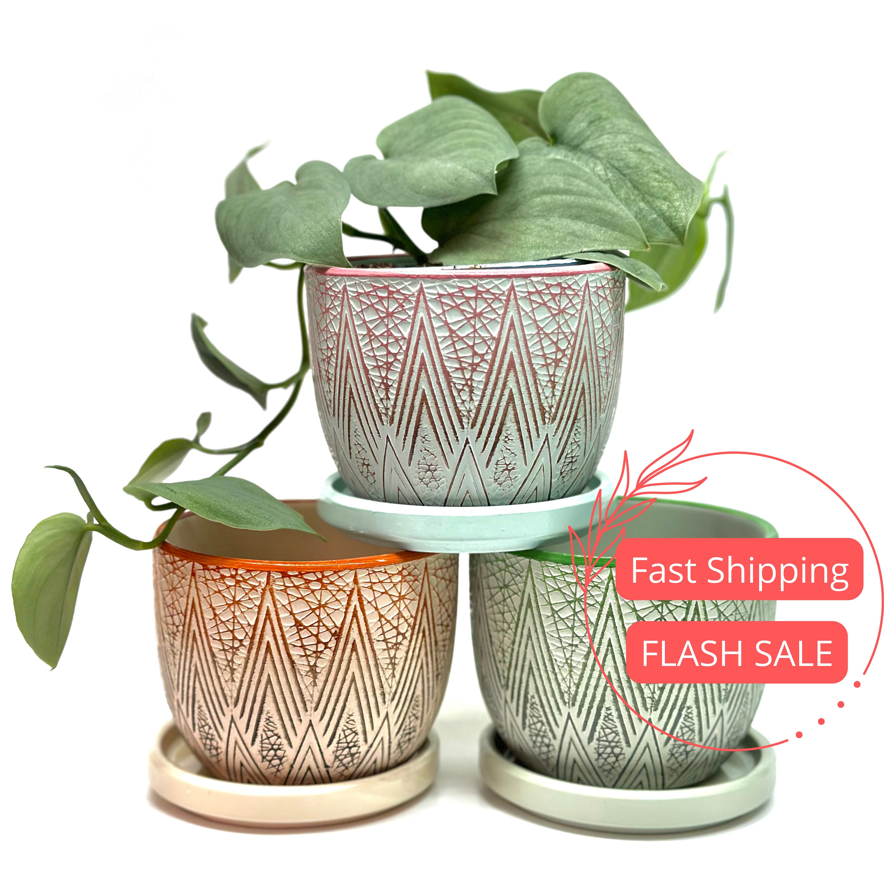 Unique Planters With Drainage Indoor - Etsy