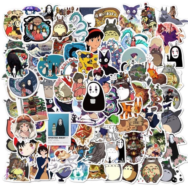 studio ghibli anime stickers | various package sizes