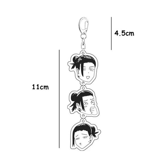 Jujutsu Kaisen Satoru Gojo Black and White Keychain