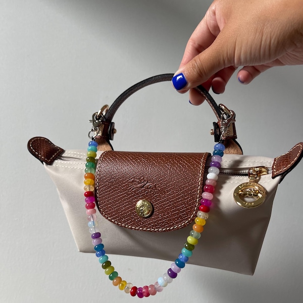 Dije de bolso con cuentas / Cadena / Llavero / Piedra preciosa / Cuentas / Cadena para bolsillo