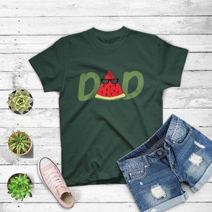 Dad Watermelon T-Shirt - Funny Summer Melon Fruit Cool Tee Dad Watermelon T-Shirt - Funny Summer Melon Fruit Cool Tee