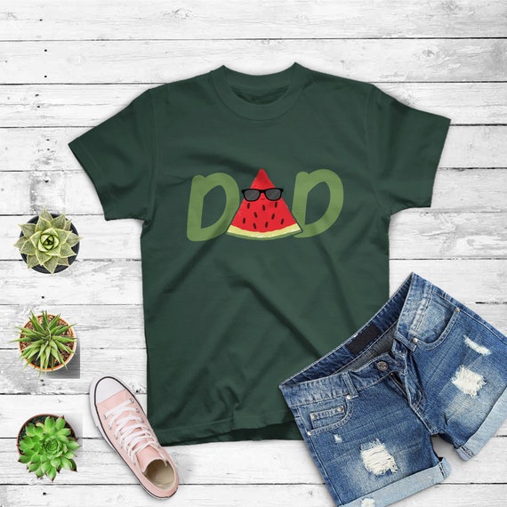 Dad Watermelon T-Shirt - Funny Summer Melon Fruit Cool Tee Dad Watermelon T-Shirt - Funny Summer Melon Fruit Cool Tee