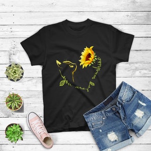 Cat You Are My Sunshine T-Shirt Cats Tee Shirt Gifts