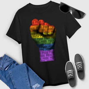 LGBT T-Shirt Gay Pride Fist LGBT T-Shirt For Men Women
