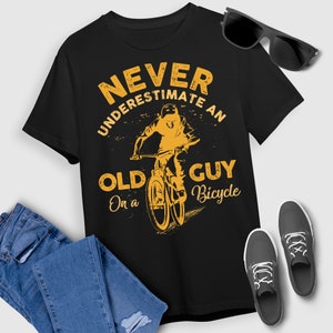 Old Man on a Bicycle - Etsy