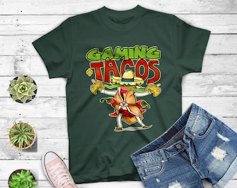 Gaming And Tacos Funny T Shirt