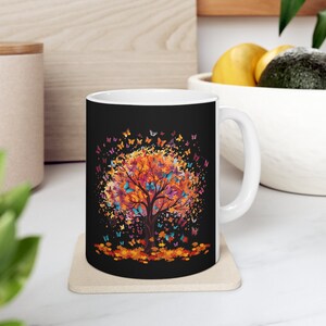 Butterfly Lover Mug Butterfly Tree Beautiful Butterflies Tree Gift Coffee Mug 11oz