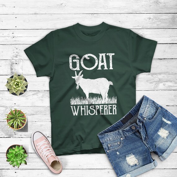 Goat Whisperer T-Shirt. Goat Farming Tee Goat Whisperer T-Shirt. Goat Farming Tee