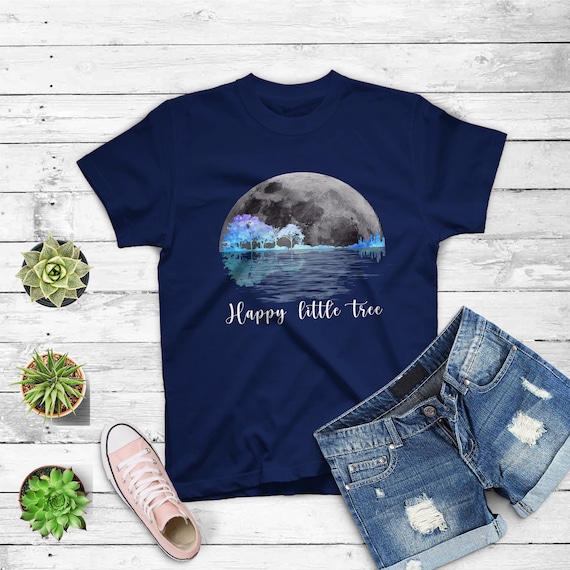 Happy Little Tree Bob Style Vintage T-shirt - Etsy