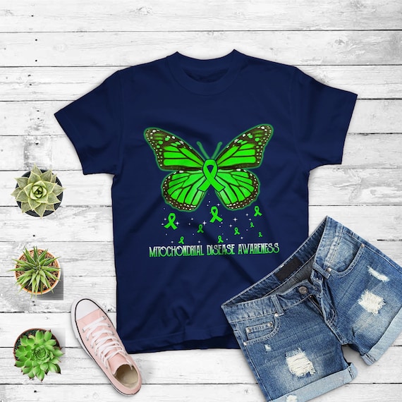 Mitochondrial Disease Awareness Butterfly T-Shirt